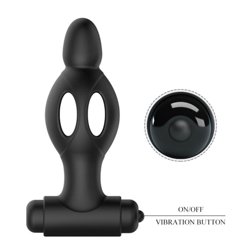 MR PLAY - VIBRERENDE SILICONEN ANAAL PLUG