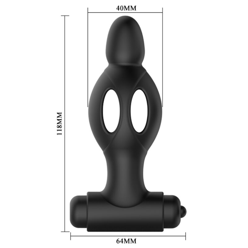 MR PLAY - VIBRERENDE SILICONEN ANAAL PLUG