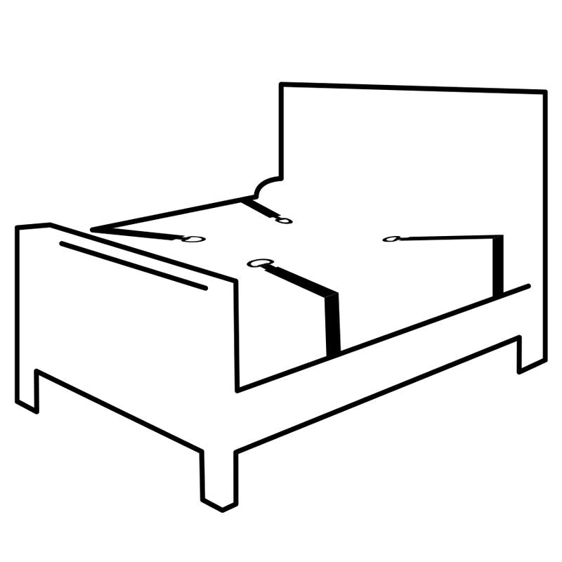 DUISTERNIS - BEDBEVESTIGINGSSET