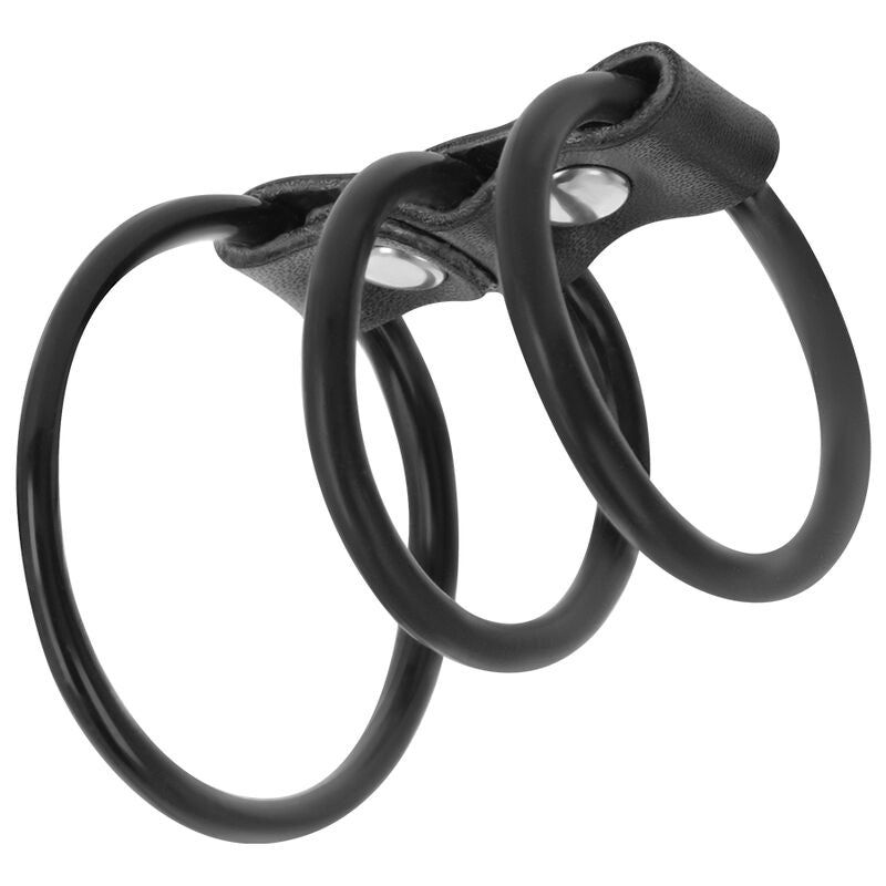 DARKNESS - SET VAN 3 FLEXIBELE PENIS RINGEN
