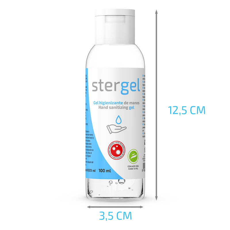 STERGEL - HYDROALCOHOLISCHE HANDDESINFECTIEGEL ALOE VERA 100ML 