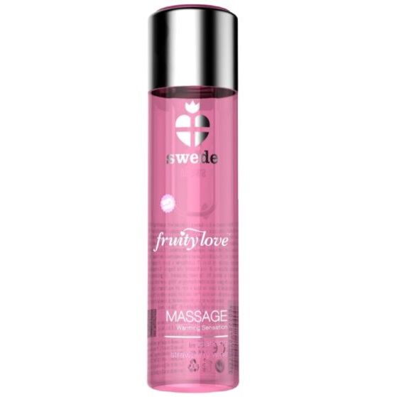 SWEDE - FRUITIGE LIEFDE VERWARMEND EFFECT OLIE AARDBEIEN MET CHAMPAGNE 60 ML