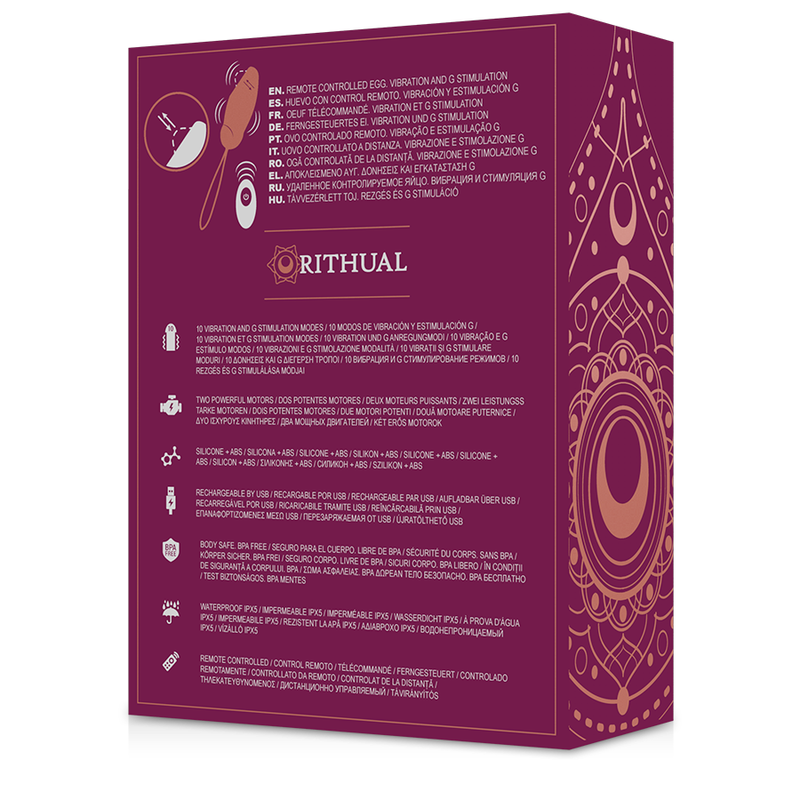 RITUEEL - PRIYA AFSTANDSBEDIENING EI G-SPOT + VIBRATIE