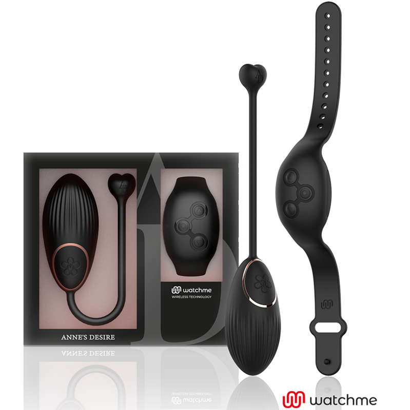 ANNE'S DESIRE - WATCHME TECHNOLOGY AFSTANDSBEDIENING EGG BLACK