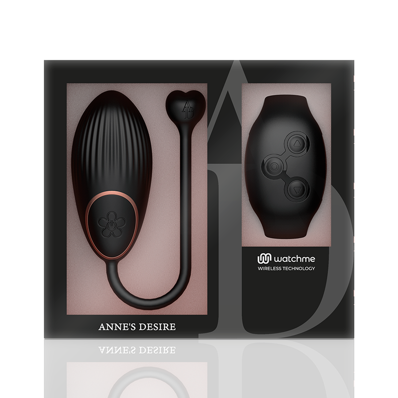 ANNE'S DESIRE - WATCHME TECHNOLOGY AFSTANDSBEDIENING EGG BLACK