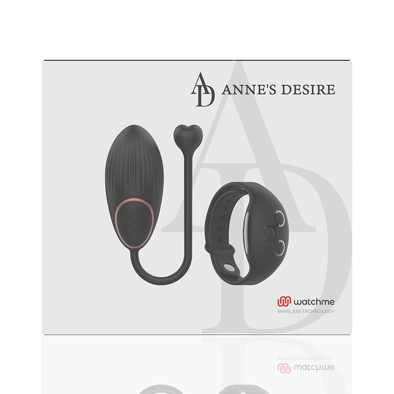 ANNE'S DESIRE - WATCHME TECHNOLOGY AFSTANDSBEDIENING EGG BLACK