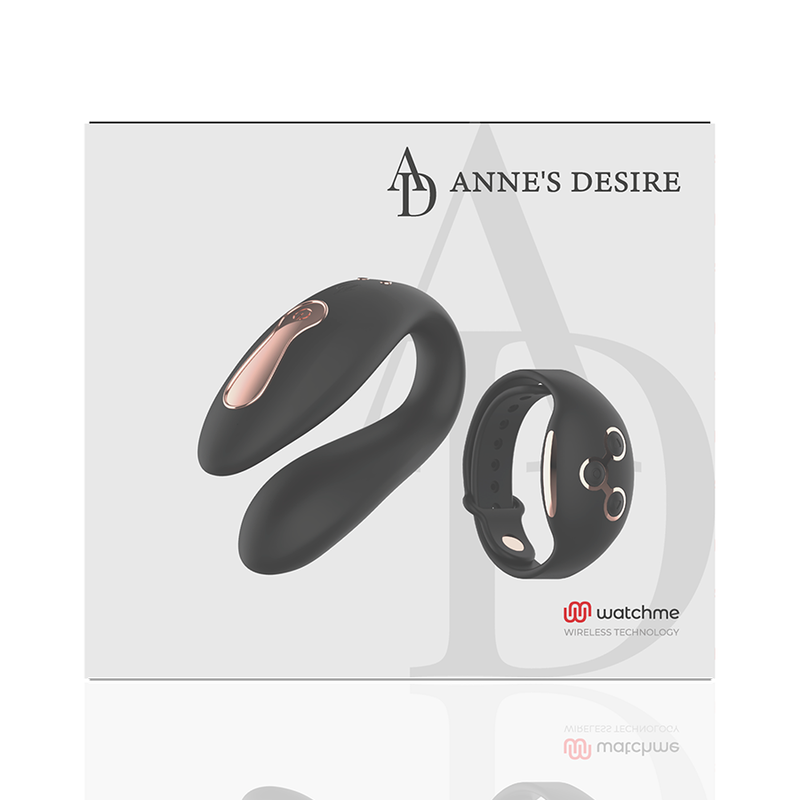 ANNE'S DESIRE - DUAL PLEASURE WATCHME TECHNOLOGY ZWART/GOUD
