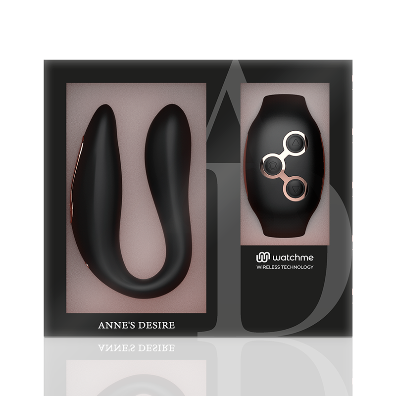 ANNE'S DESIRE - DUAL PLEASURE WATCHME TECHNOLOGY ZWART/GOUD