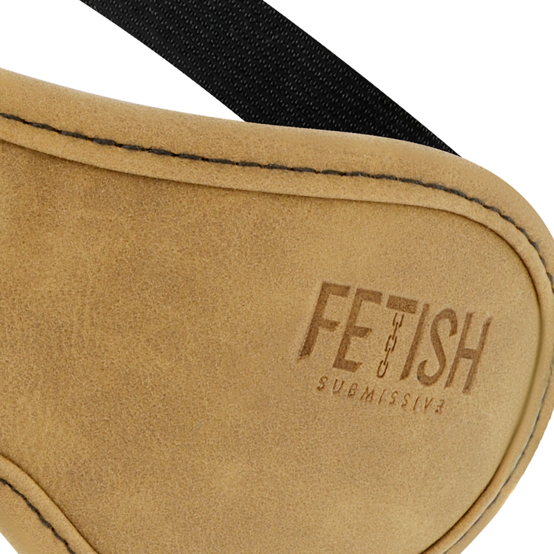FETISH SUBMISSIVE – vegan leren blinddoek met neopreen voering