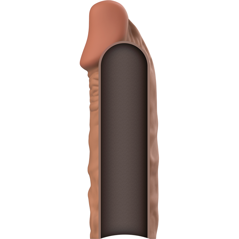 VIRILXL - VLOEIBARE SILICONEN V5 BRUINE PENISVERLENGING