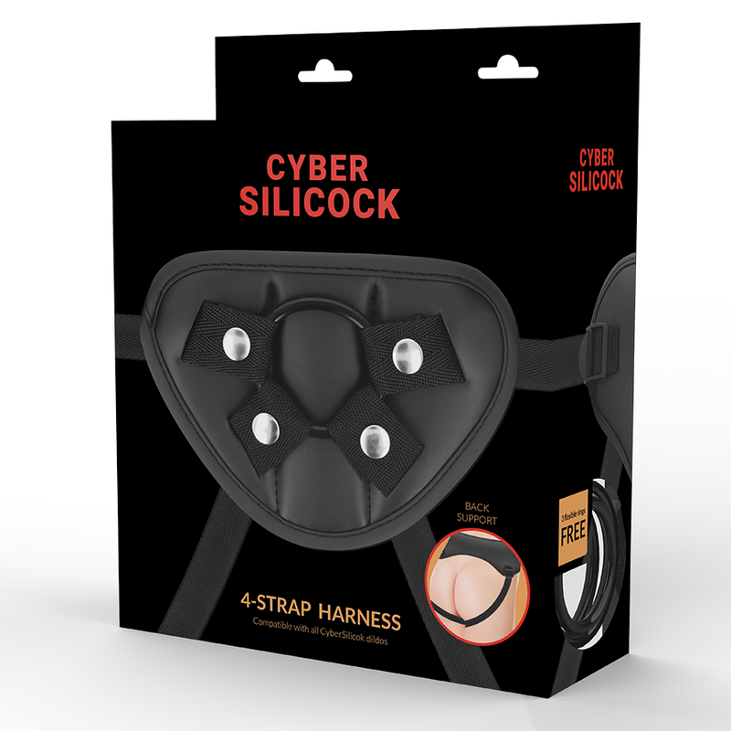 CYBER SILICOCK - SILICONEN 3-RINGS HARNAS
