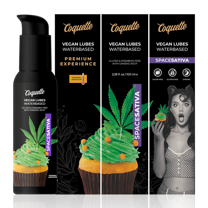 COQUETTE CHIC DESIRE - PREMIUM EXPERIENCE VEGAN GLIJMIDDEL SPACE SATIVA 100 ML