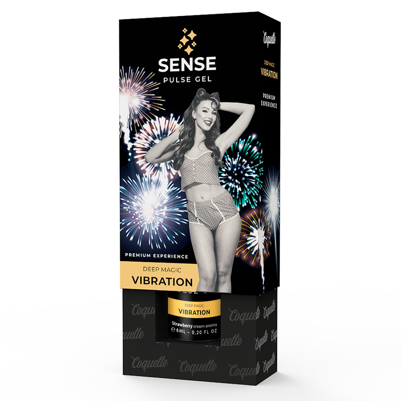 COQUETTE CHIC DESIRE - PULSE GEL AARDBEI VIBRATIE VLOEISTOF PREMIUM 6ML