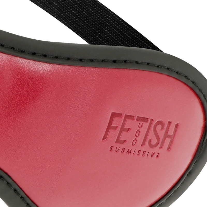FETISH SUBMISSIVE – vegan leren blinddoek met neopreen voering