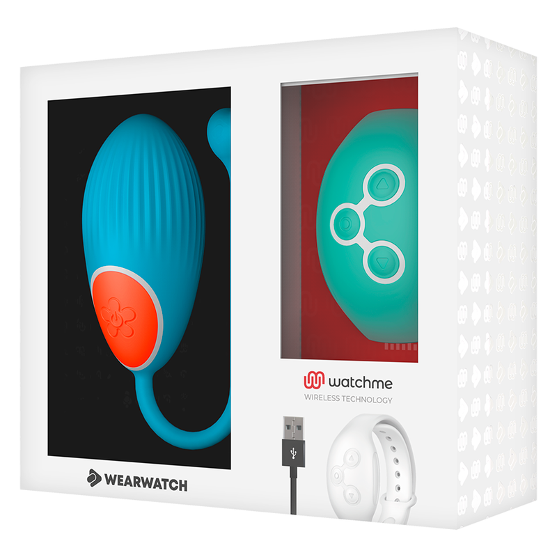 WEARWATCH - EGG REMOTE CONTROL TECHNOLOGY WATCHME BLAUW / AQUAMARIJN