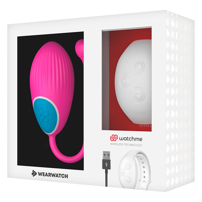 WEARWATCH - REMOTE CONTROL EGG TECHNOLOGY WATCHME FUCHSIA / WIT