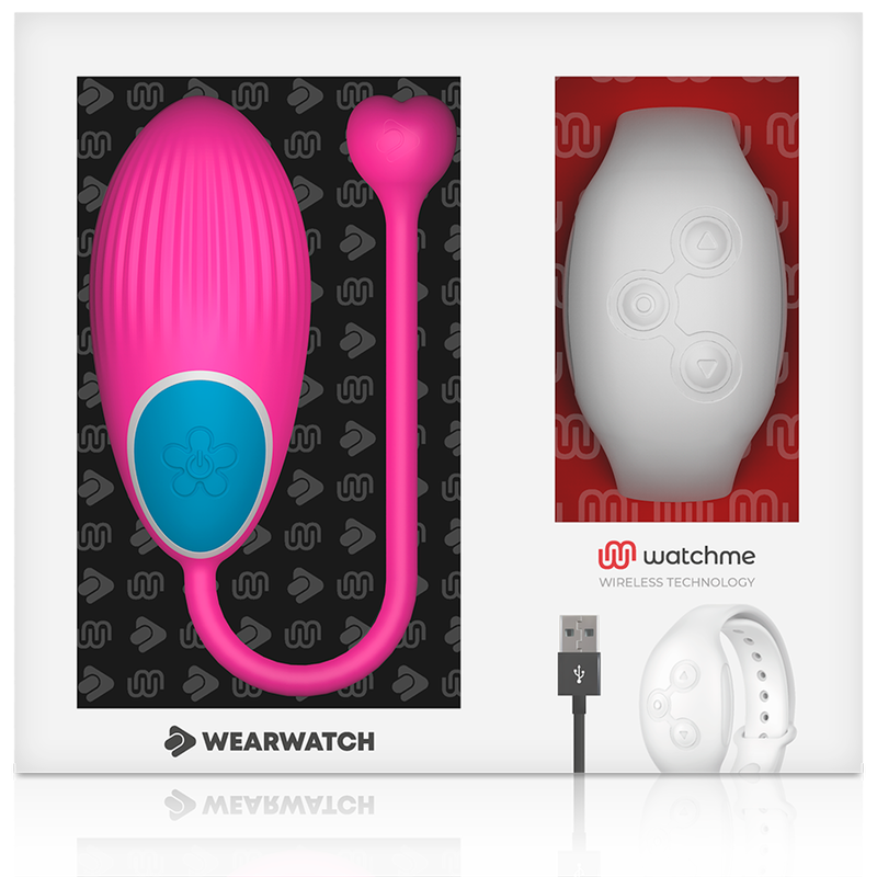 WEARWATCH - REMOTE CONTROL EGG TECHNOLOGY WATCHME FUCHSIA / WIT