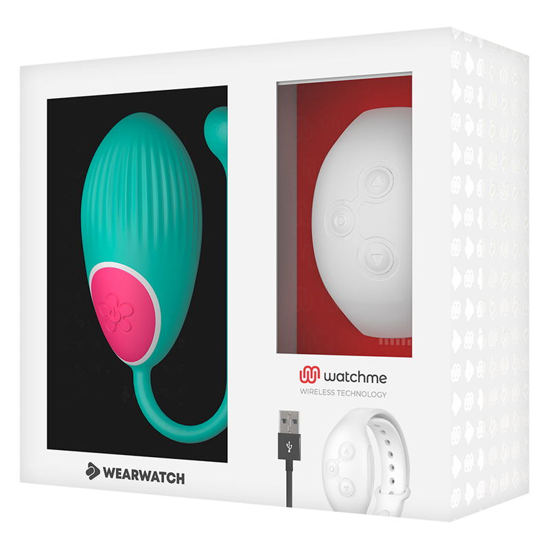 WEARWATCH - EI-TECHNOLOGIE MET AFSTANDSBEDIENING WATCHME AQUA MARINE / SNOWY