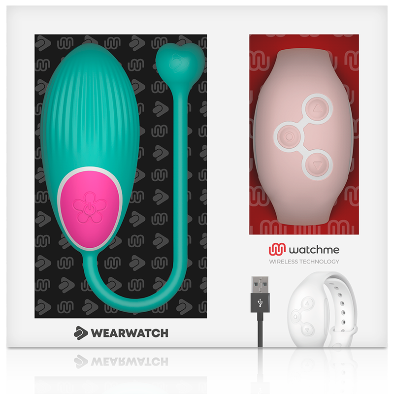 WEARWATCH - EI-TECHNOLOGIE MET AFSTANDSBEDIENING WATCHME AQUA MARINE / ROZE