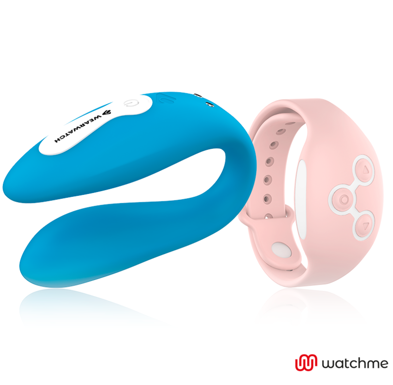 WEARWATCH - VIBRATOR MET DUBBELE TECHNOLOGIE WATCHME INDIGO / ROZE