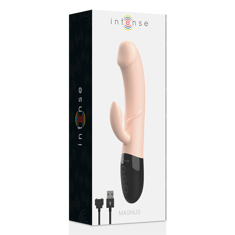 INTENSE - MAGNUS OPLAADBARE DUBBELE NATUURLIJKE VIBRATOR
