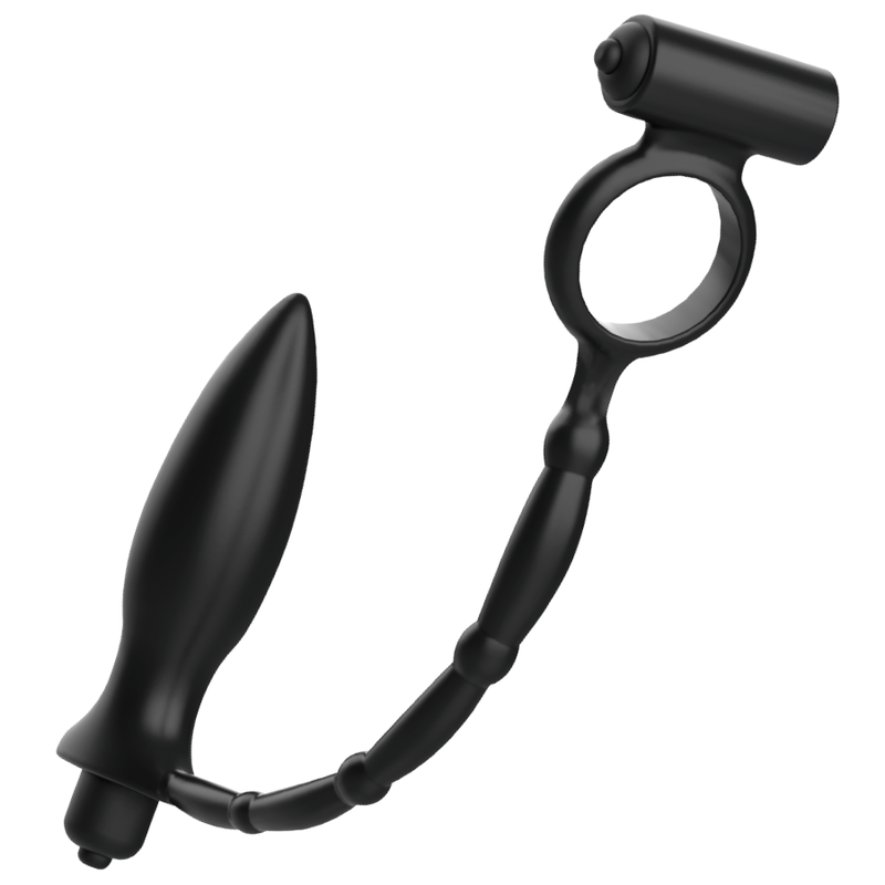 ADDICTED TOYS - ANAALPLUG MET VIBRERENDE RING