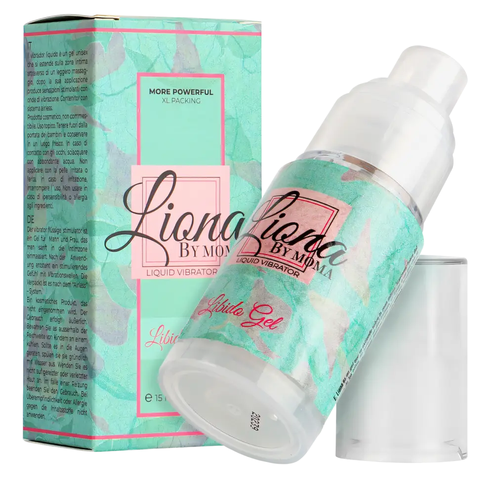 LIONA BY MOMA - VIBRADOR LIQUIDO LIBIDO GEL 15 ML
