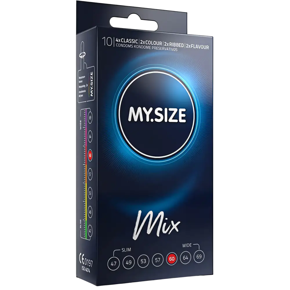 MY SIZE - MIX PRESERVATIVOS 60 MM 10 UNIDADES