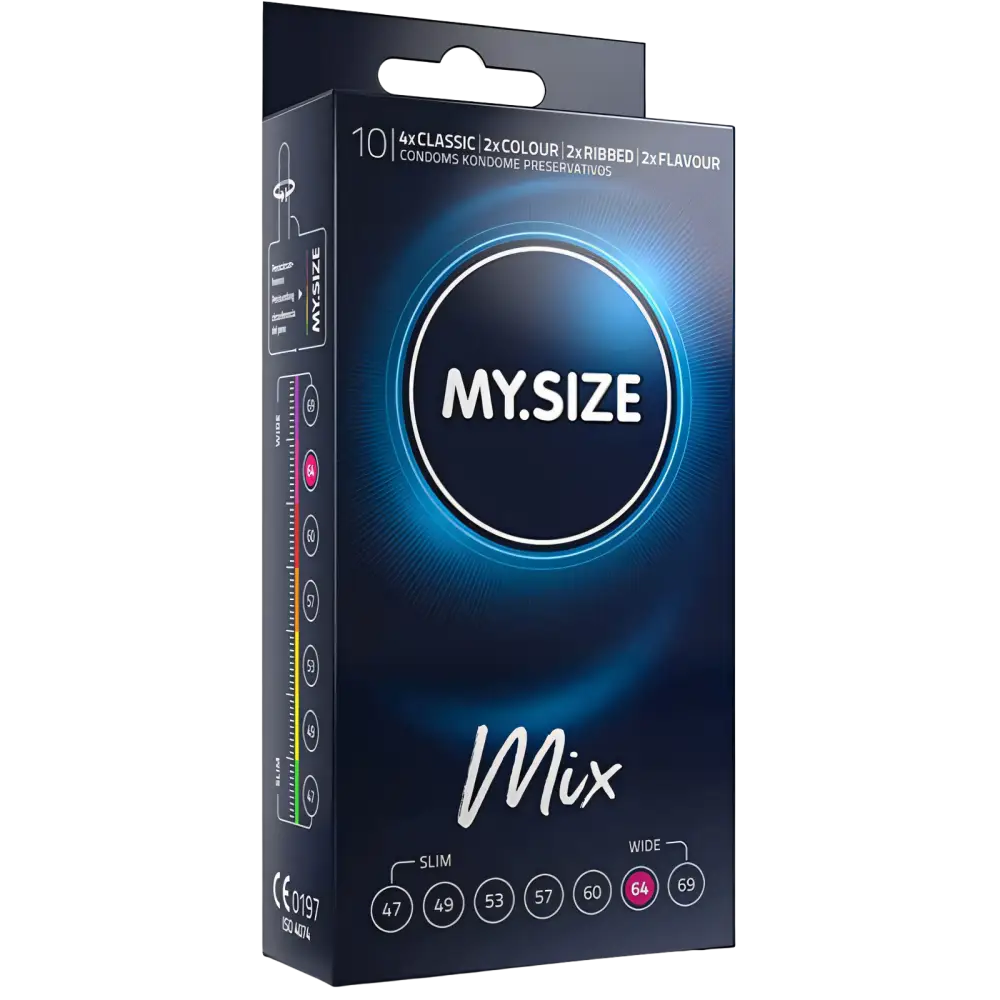 MY SIZE - MIX PRESERVATIVOS 64 MM 10 UNIDADES