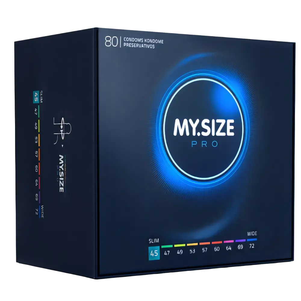 MY SIZE - PRO PRESERVATIVOS 45 MM 80 UNIDADES