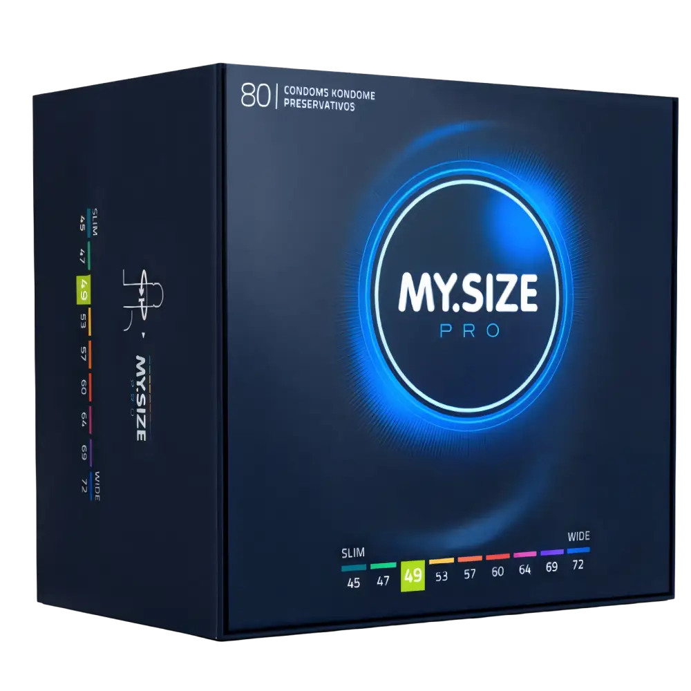 MY SIZE - PRO PRESERVATIVOS 49 MM 80 UNIDADES