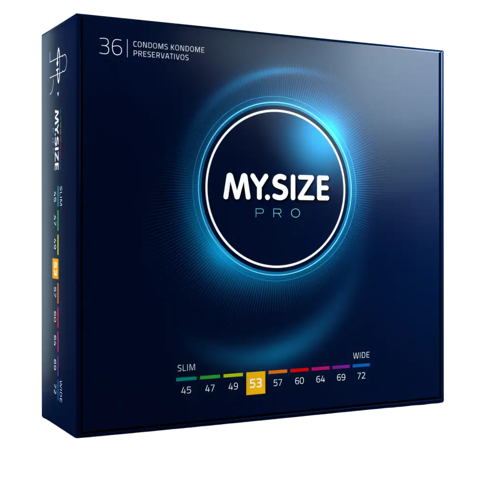 MY SIZE - PRO PRESERVATIVOS 53 MM 36 UNIDADES