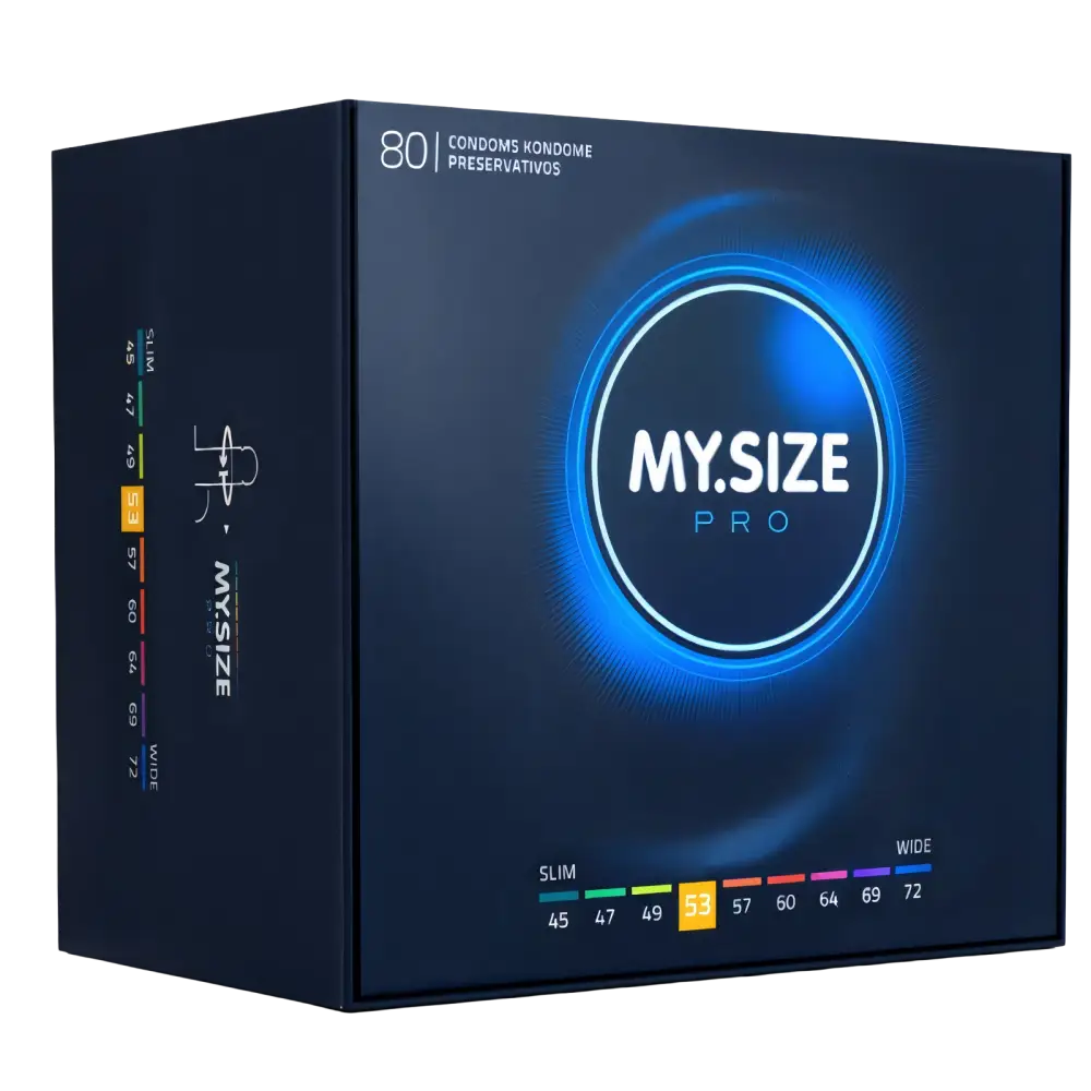 MY SIZE - PRO PRESERVATIVOS 53 MM 80 UNIDADES