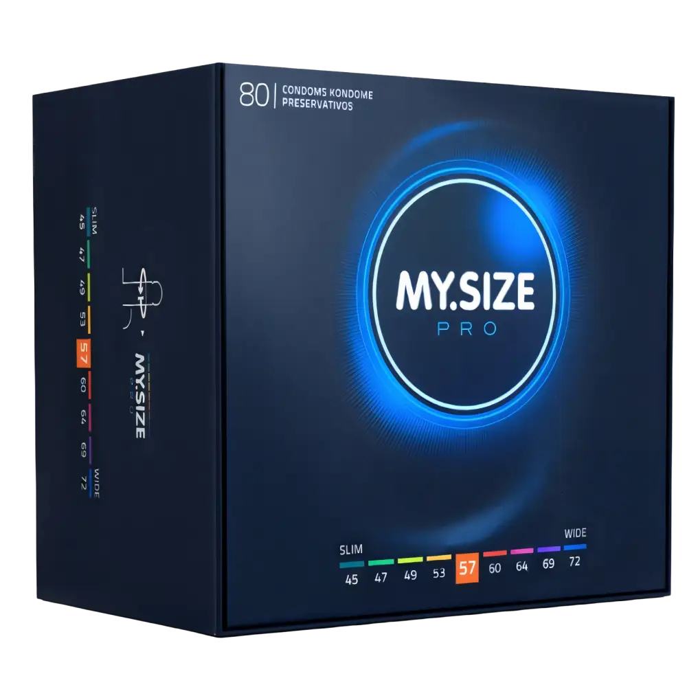 MY SIZE - PRO PRESERVATIVOS 57 MM 80 UNIDADES