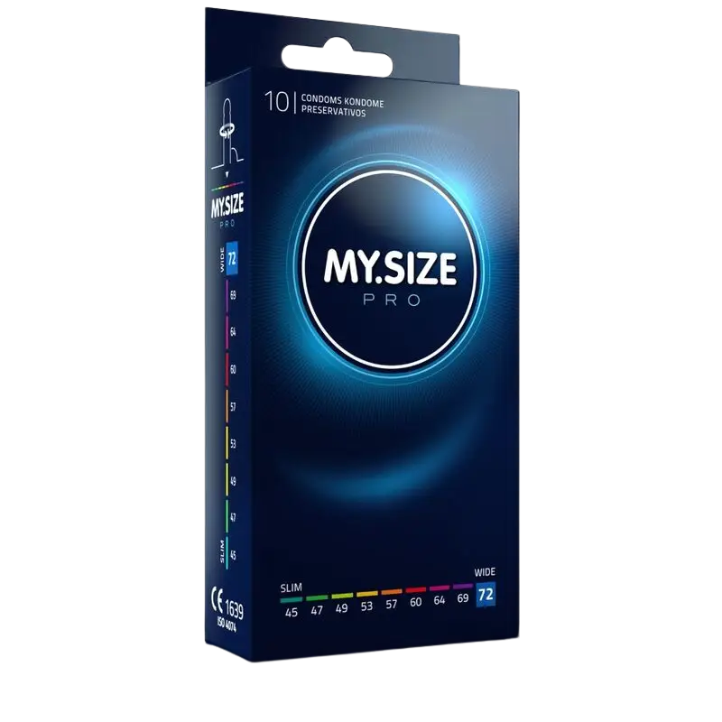 MY SIZE - PRO PRESERVATIVOS 72 MM 10 UNIDADES