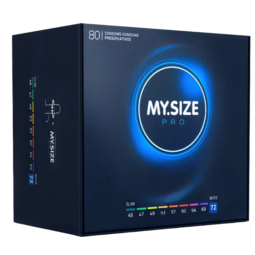 MY SIZE - PRO PRESERVATIVOS 72 MM 80 UNIDADES