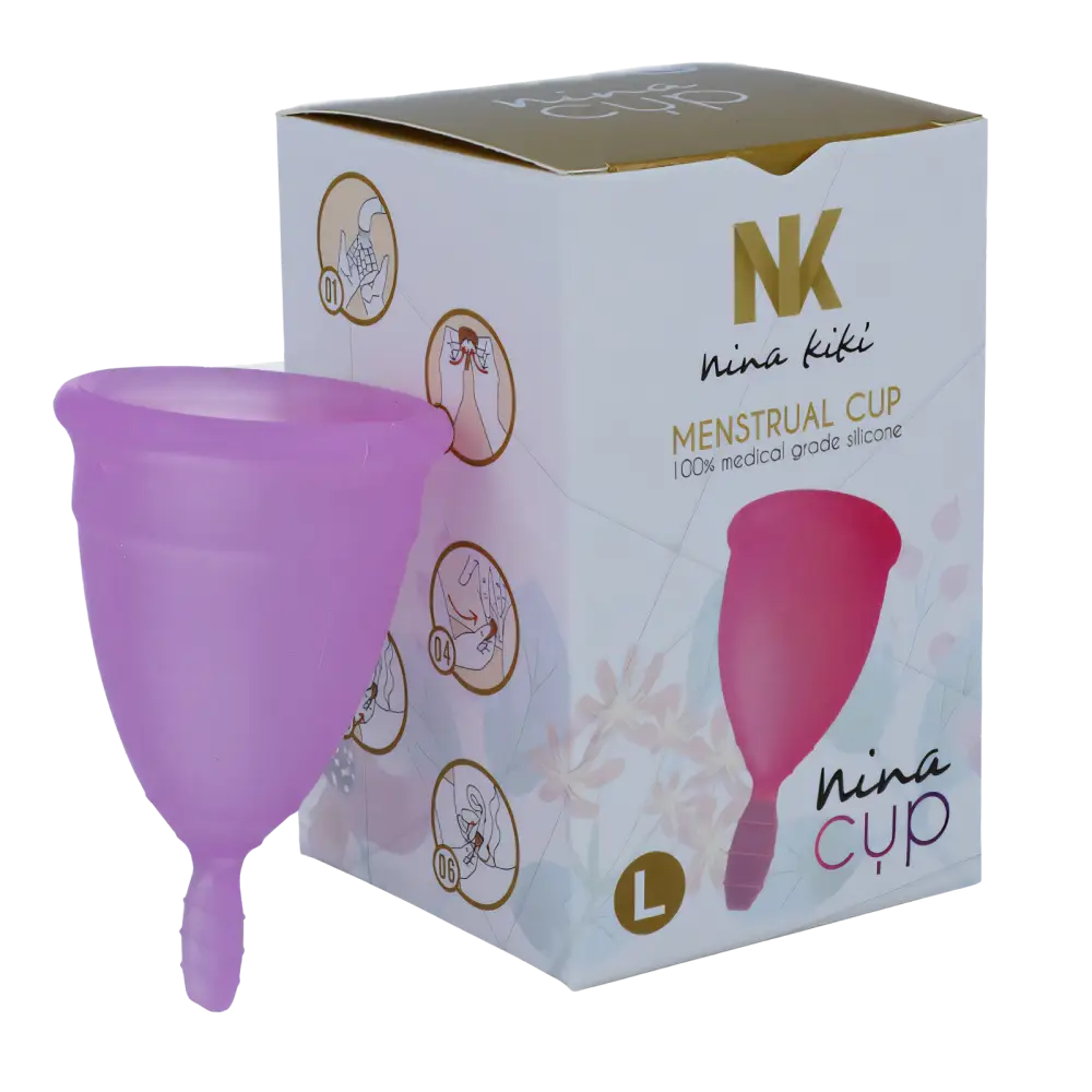 NINA KIKÍ - COPA MENSTRUAL LILA - TALLA L