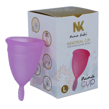 NINA KIKÍ - COPA MENSTRUAL LILA - TALLA L