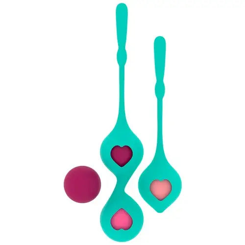 RITHUAL - DEVA SET ENTRENAMIENTO PELVICO VERDE AQUA - — / AQUA