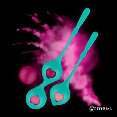 RITHUAL - DEVA SET ENTRENAMIENTO PELVICO VERDE AQUA - — / AQUA
