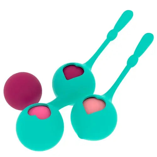 RITHUAL - DEVA SET ENTRENAMIENTO PELVICO VERDE AQUA - — / AQUA