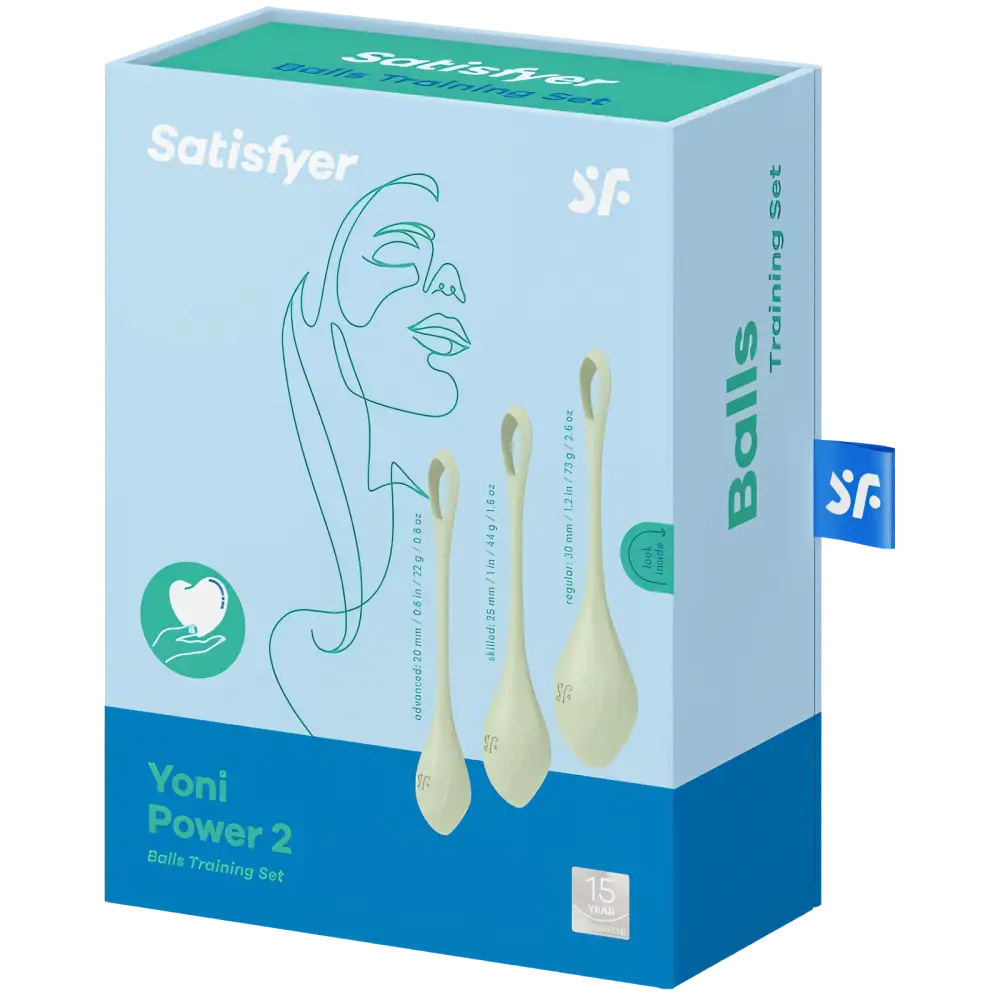 SATISFYER - YONI POWER 2 KIT DE ENTRENAMIENTO VERDE