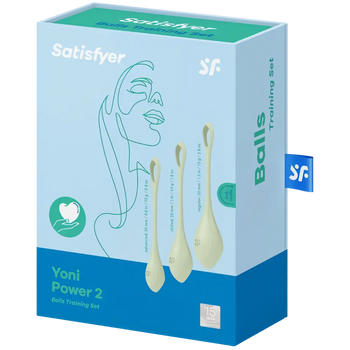 SATISFYER - YONI POWER 2 KIT DE ENTRENAMIENTO VERDE