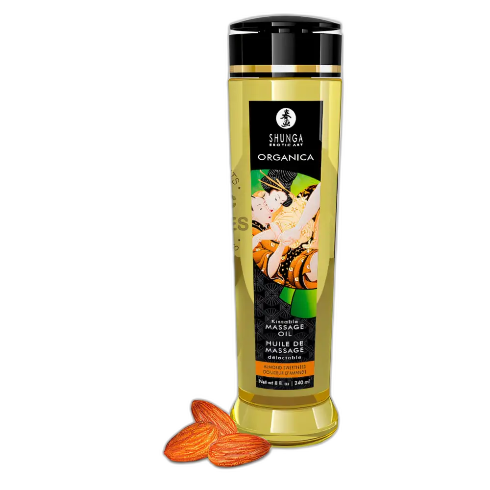 SHUNGA - ACEITE DE MASAJE ORGÁNICO ALMENDRA 240 ML