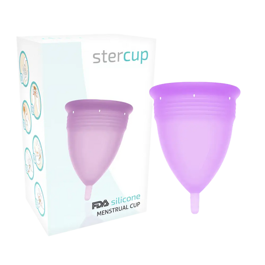STERCUP - COPA MENSTRUAL FDA SILICONA LILA - TALLA L